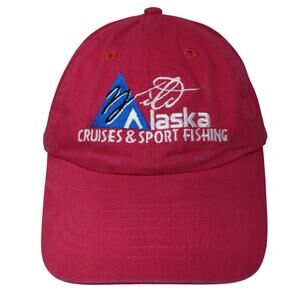 Alaska Cruises & Sport Fishing Slideback Baseball Cap Pink OS Adjustable AMC